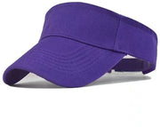 Ombrellone sportivo per sole con cappuccio in cotone, ombrellone per uomo e donna con cappuccio regolabile - Blu