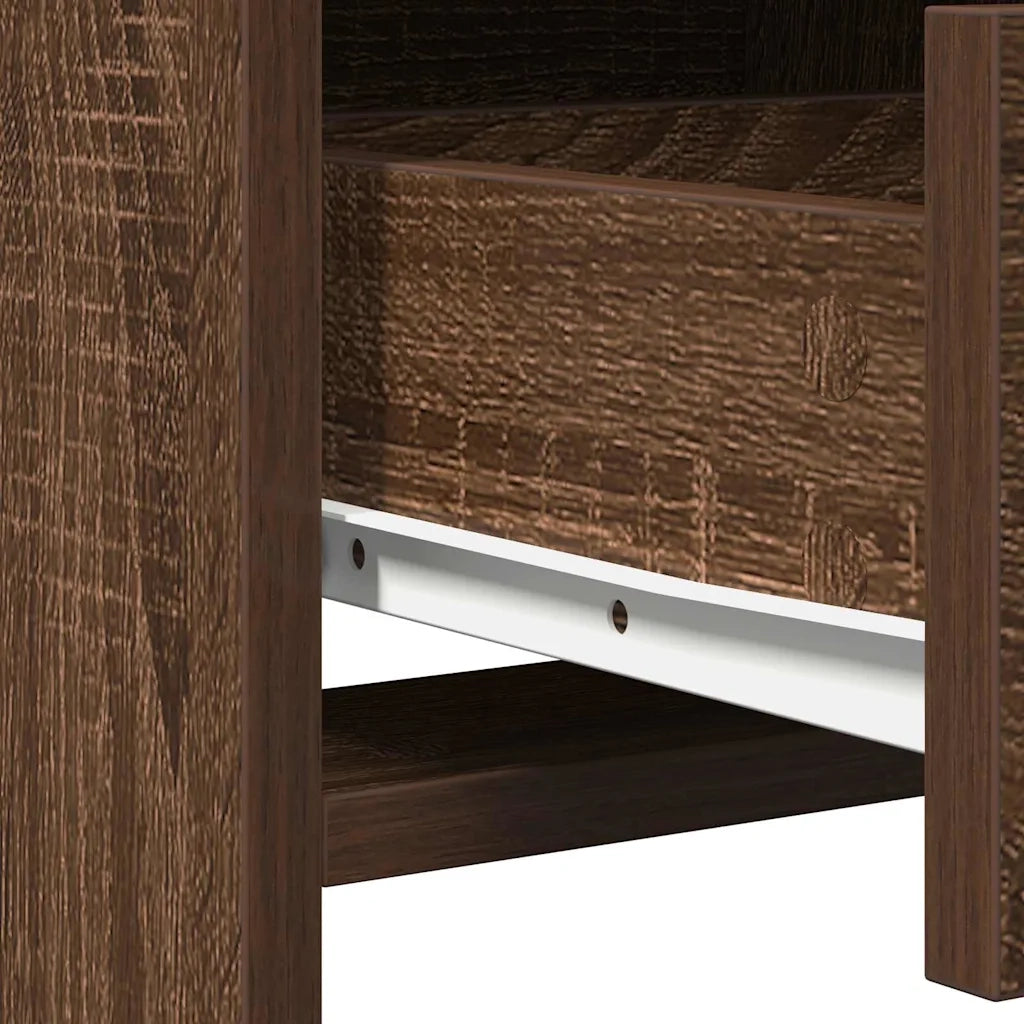 Tavolo da Trucco con cassetto Rovere Marrone 50 x 41 x 135 cm 865043