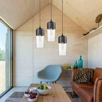 Lampada Da Soffitto Pensile Di Vetro Zenit B Black