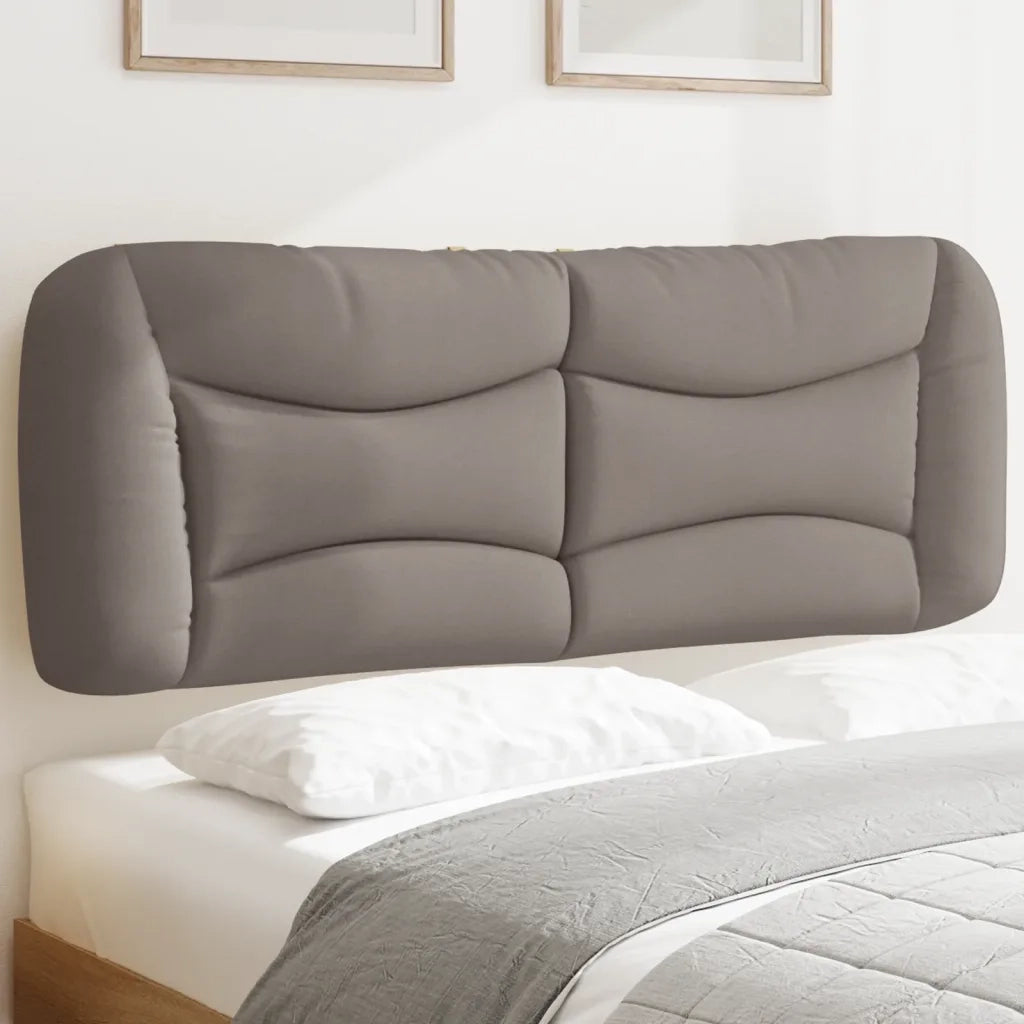 Cuscino Testiera Hvar Tortora 140 cm in Tessuto CFW9509187