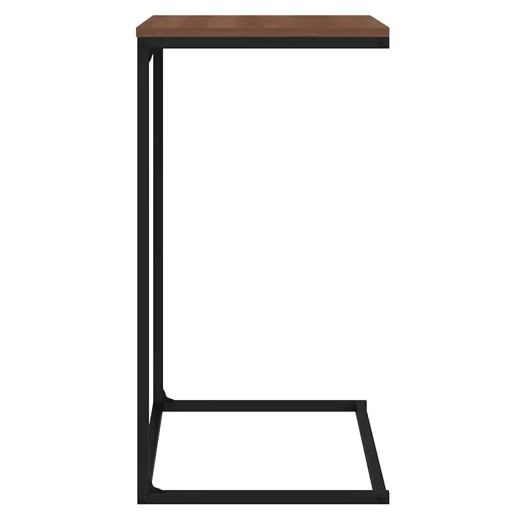 Tavolino da Salotto Nero 55x35x66 cm in Legno Multistrato cod mxl 62766