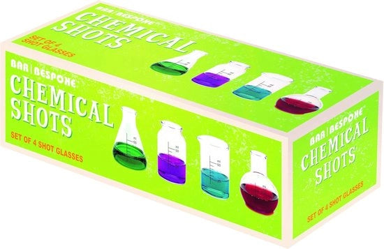 Set di Spruzzo per Vetrini - 50ml - 4 pezzi - Ideale per Feste