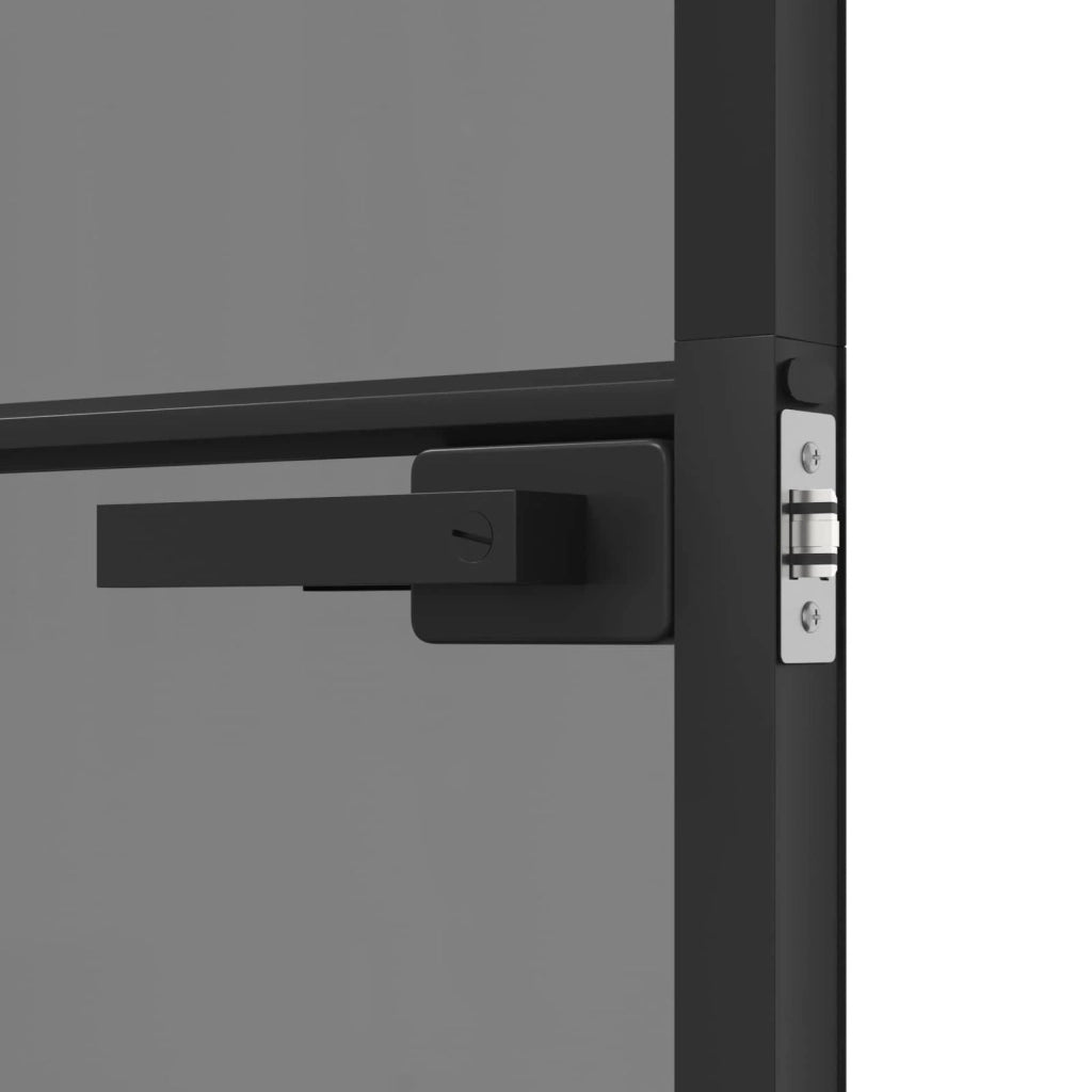 Porta Interna 83 x 201,5 cm Vetro Temperato e Alluminio 42054102