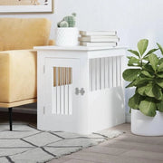 Banchina per cani in legno - Banchina per cani - Banchina per cani XL - Recinzione per cani - Bianco