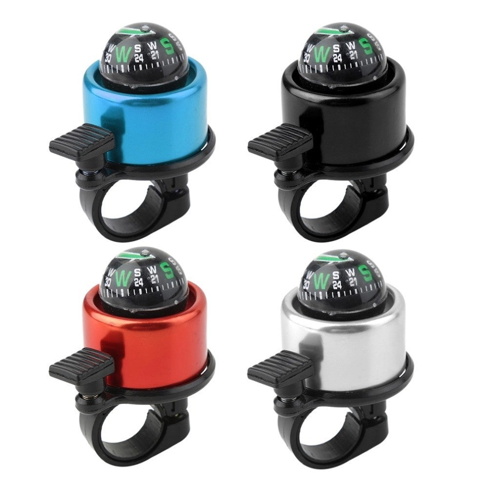 Trade Shop - Mini Campanello Campanelli Per Da Bicicletta Bici Bike Con Bussola Manubrio -