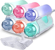 2 livelli per 6 bottiglie - Stivellabile per armadietti in plastica della cucina