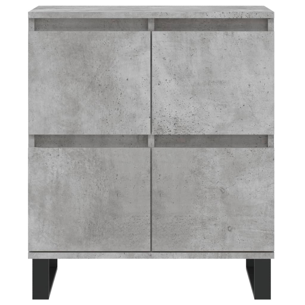 Buffet credenza cassettiera armadio mobile contenitore organizer per cucina soggiorno salotti 3 pezzi legno ingegnerizzato grigio 02_0037140
