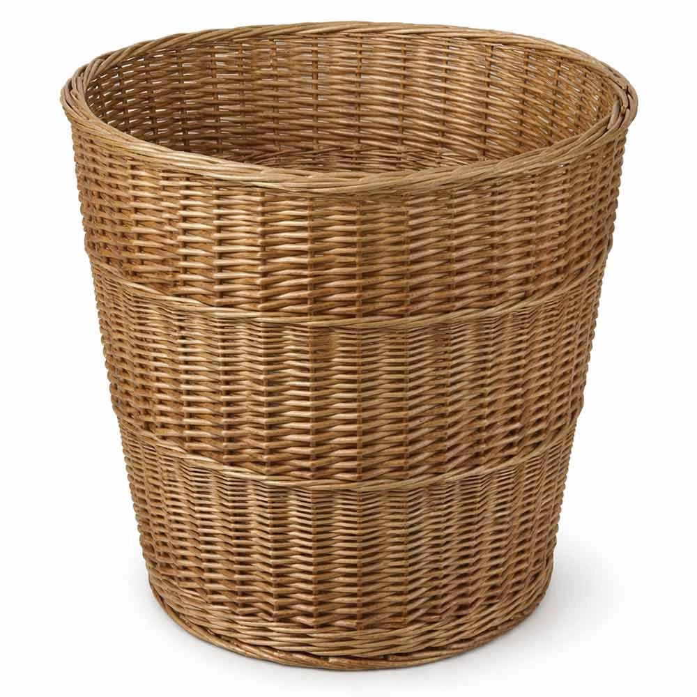 Cesto Grande XL in Vimini Naturale Intrecciato Tondo Multiuso cm 57 x h 58