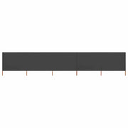 Paravento a 5 Pannelli in Tessuto 600x80 cm Antracite cod mxl 18387