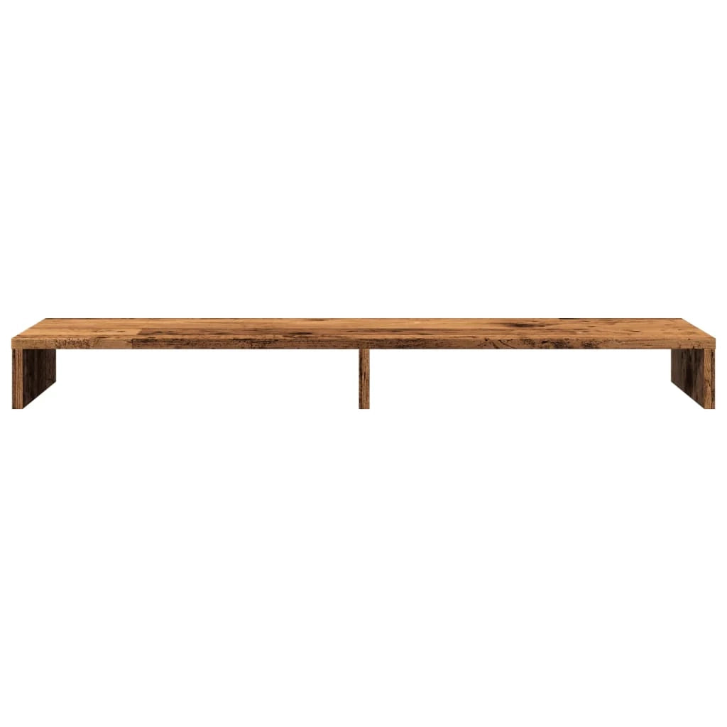Supporto per monitor mobile da scrivania legno vecchio 100 x 27 x 10 cm legno ingegnerizzato marrone 02_0045004