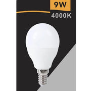 Trade Shop - Lampadina Led Globo G45 E14 9w Luce Fredda 6500k Calda 3000k Naturale 4000k G45t-9w - -bianco Naturale      -