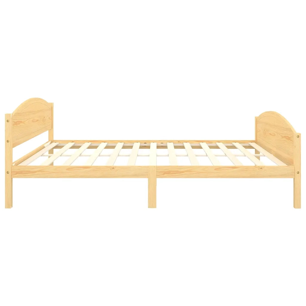 Giroletto senza Materasso 160x200 cm in Legno Massello di Pino 322030