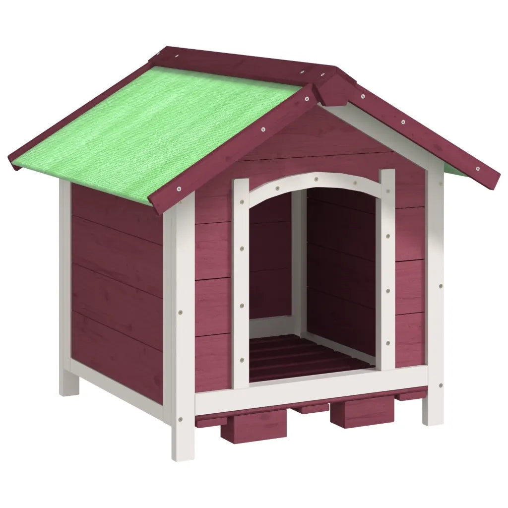 Cuccia per Cani Moka 65x65x61,5 cm in Legno Massello di Pino 172275