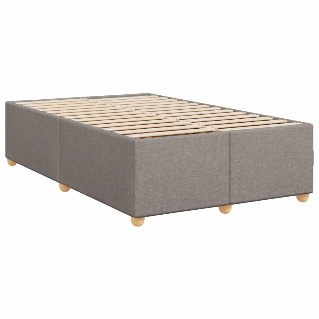 Letto box spring con materasso Tortora 120 x 200 cm Tessuto 3455326