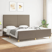 Giroletto senza Materasso Tortora 180x200 cm in Tessuto 3124915