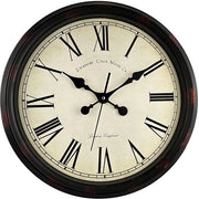 Orologio da Parete Classico in Stile Romano, non Elettrico, Grande, con Quadrante Vittoriano da 40 cm, Funziona con Batterie, Facile da Leggere per Ambiente di Casa, Cucina e Salotto.