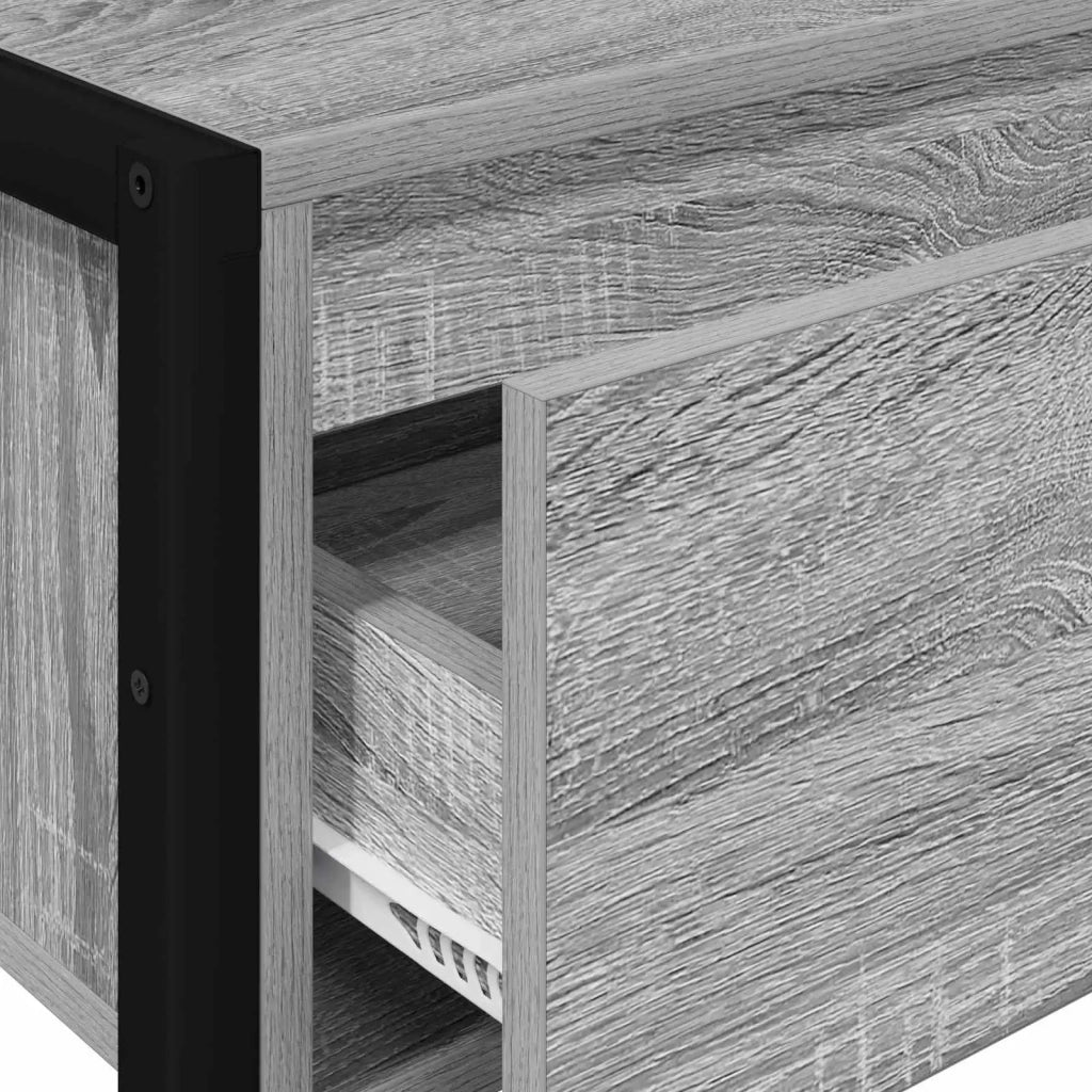 Tavolino Grigio Sonoma 100 x 36 x 75 cm Legno ingegnerizzato 886699
