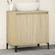 Mobile Lavabo Rovere Sonoma 58x33x60 cm in Legno Multistrato 847408