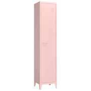 Armadio in metallo 1 anta rosa MAEVA