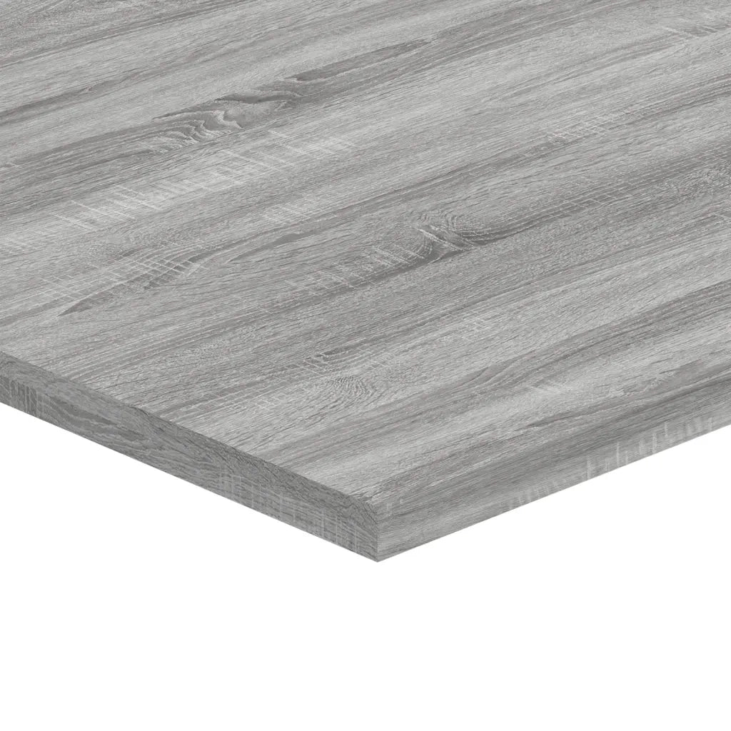 Mensole Parete 4pz-Set di 4 Scaffale a parete Grigio Sonoma 80x40x1,5cm Legno Multistrato