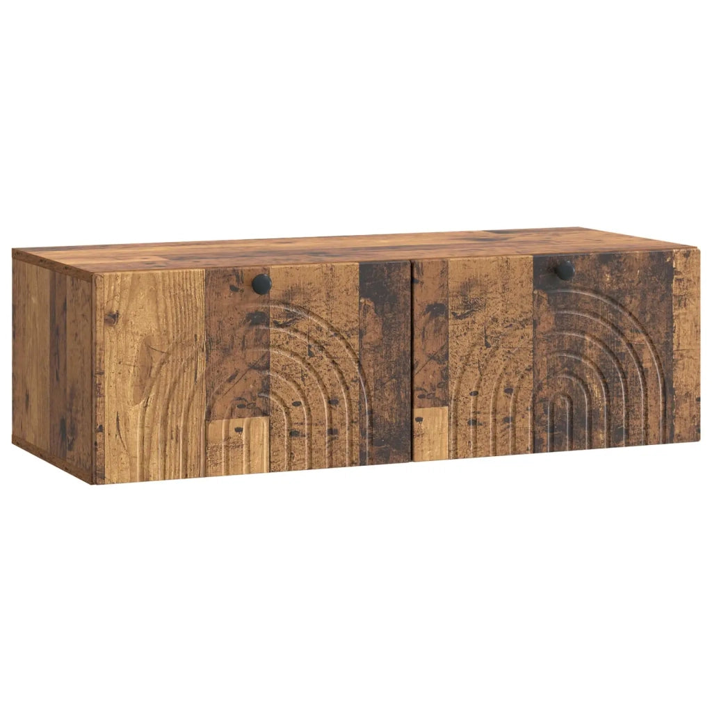 Mobile Porta TV da Muro Legno antico 99 x 41 x 30 cm