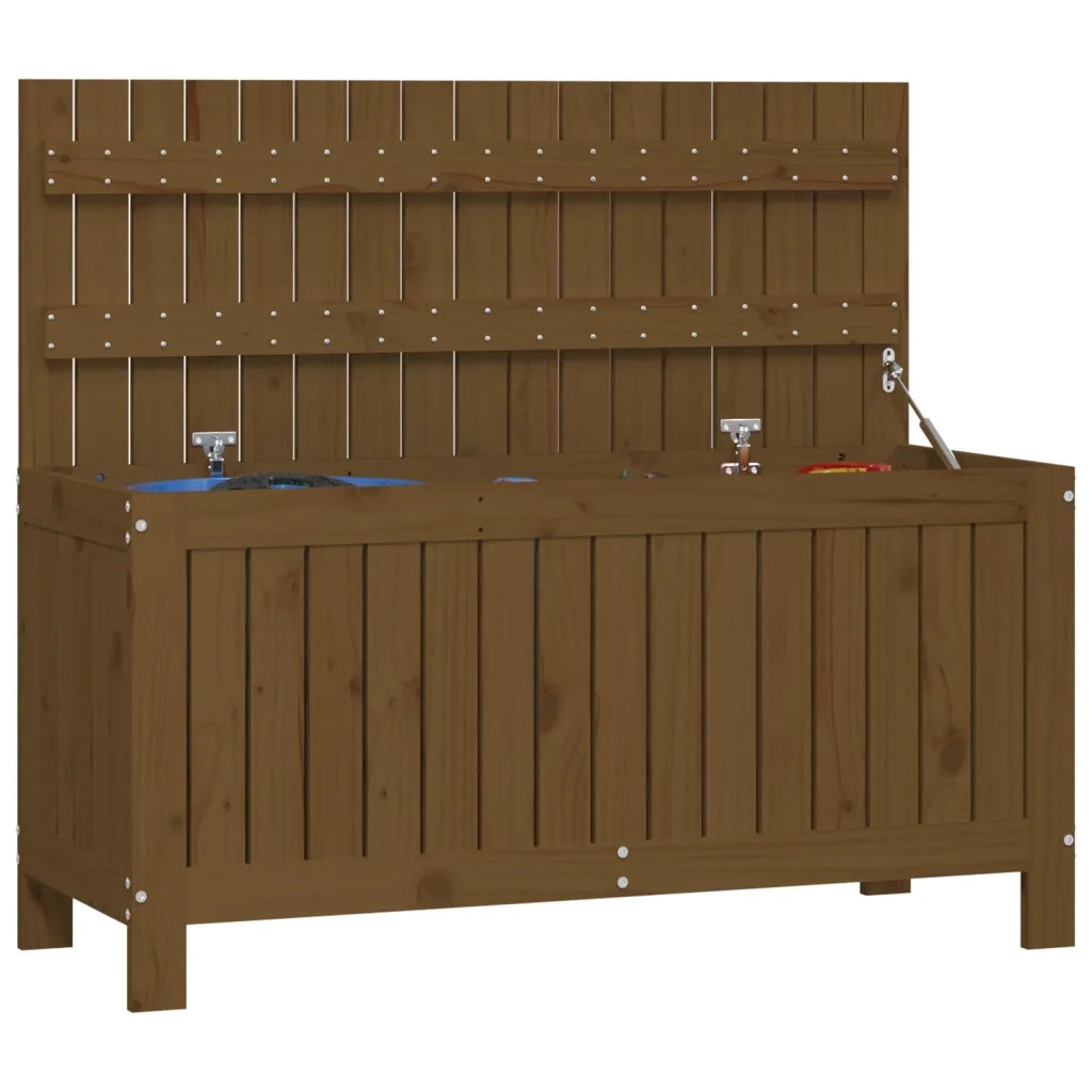 Contenitore da Giardino Ambra 108x42,5x54cm Legno Massello Pino 823832