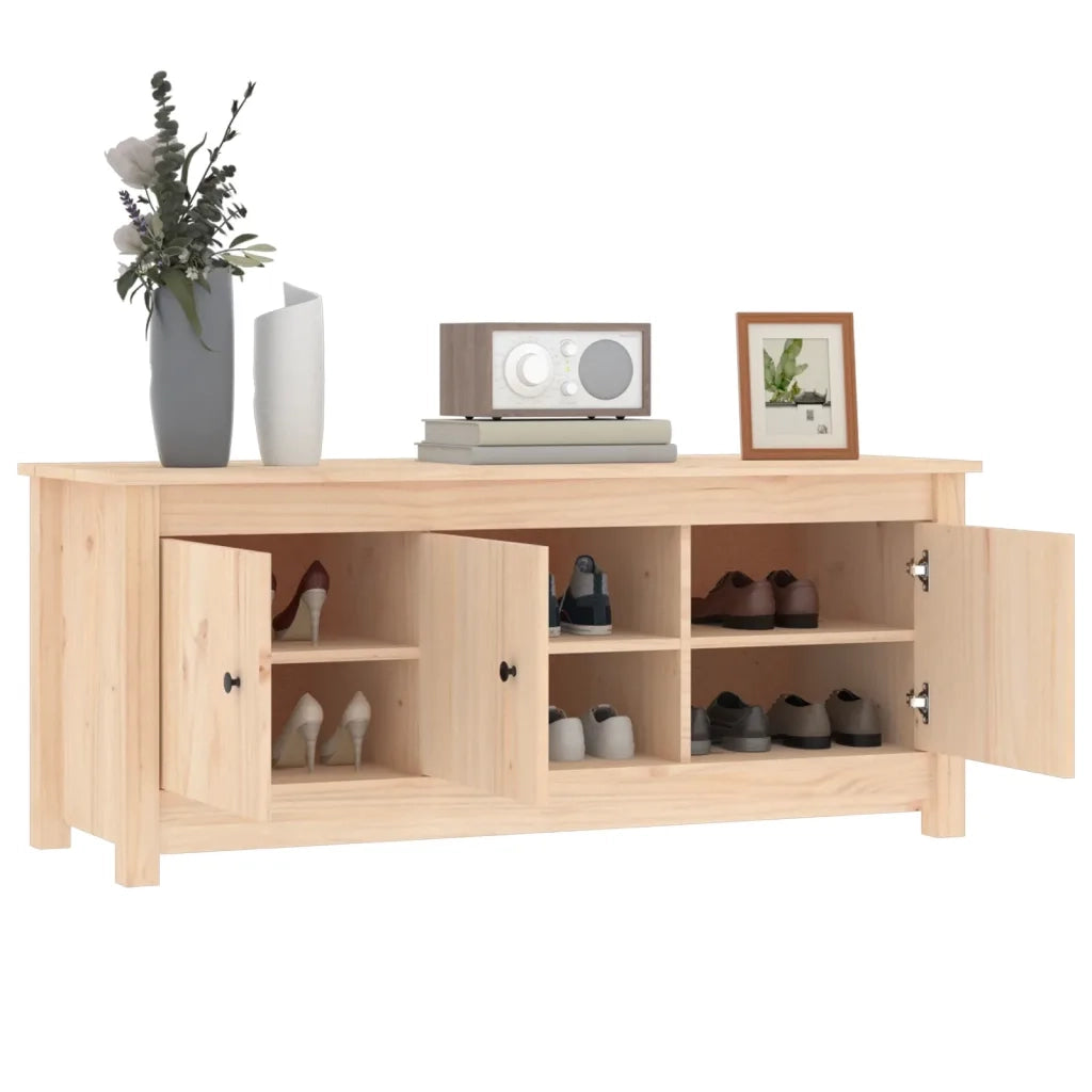 Scarpiera | Mobile per scarpe 110x38x45,5 cm in Legno Massello di Pino