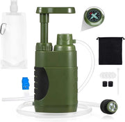 Kit di sopravvivenza - Filtro di acqua Outdoor - Apparecchio di purificazione dell'acqua - Sistema di purificazione dell'acqua Outdoor - Kit di sopravvivenza