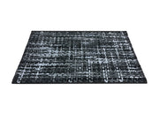 Tappeto Bagno Doccia Antiscivolo In Microfibra Super Assorbente Plot - 60x120 - Nero