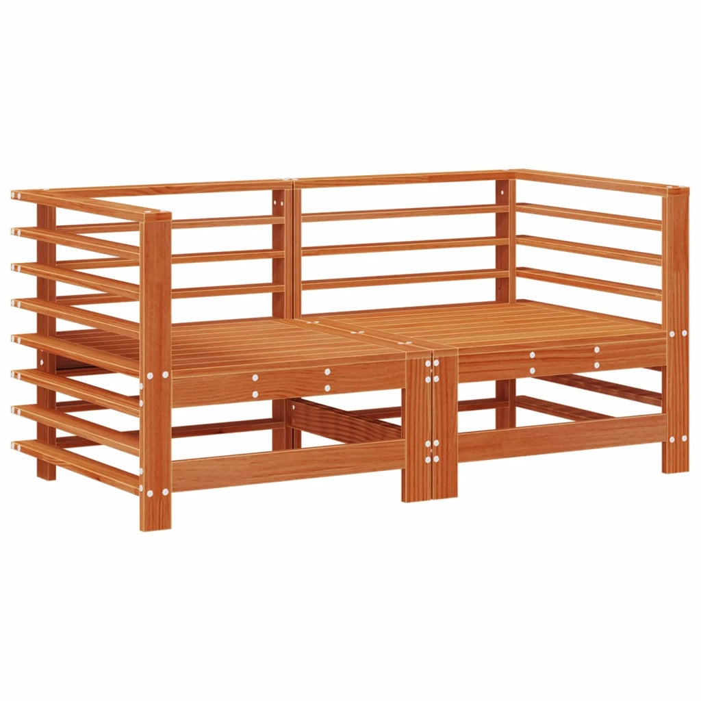 Set Lounge da Giardino 7 pcs Marrone Cera 3418106