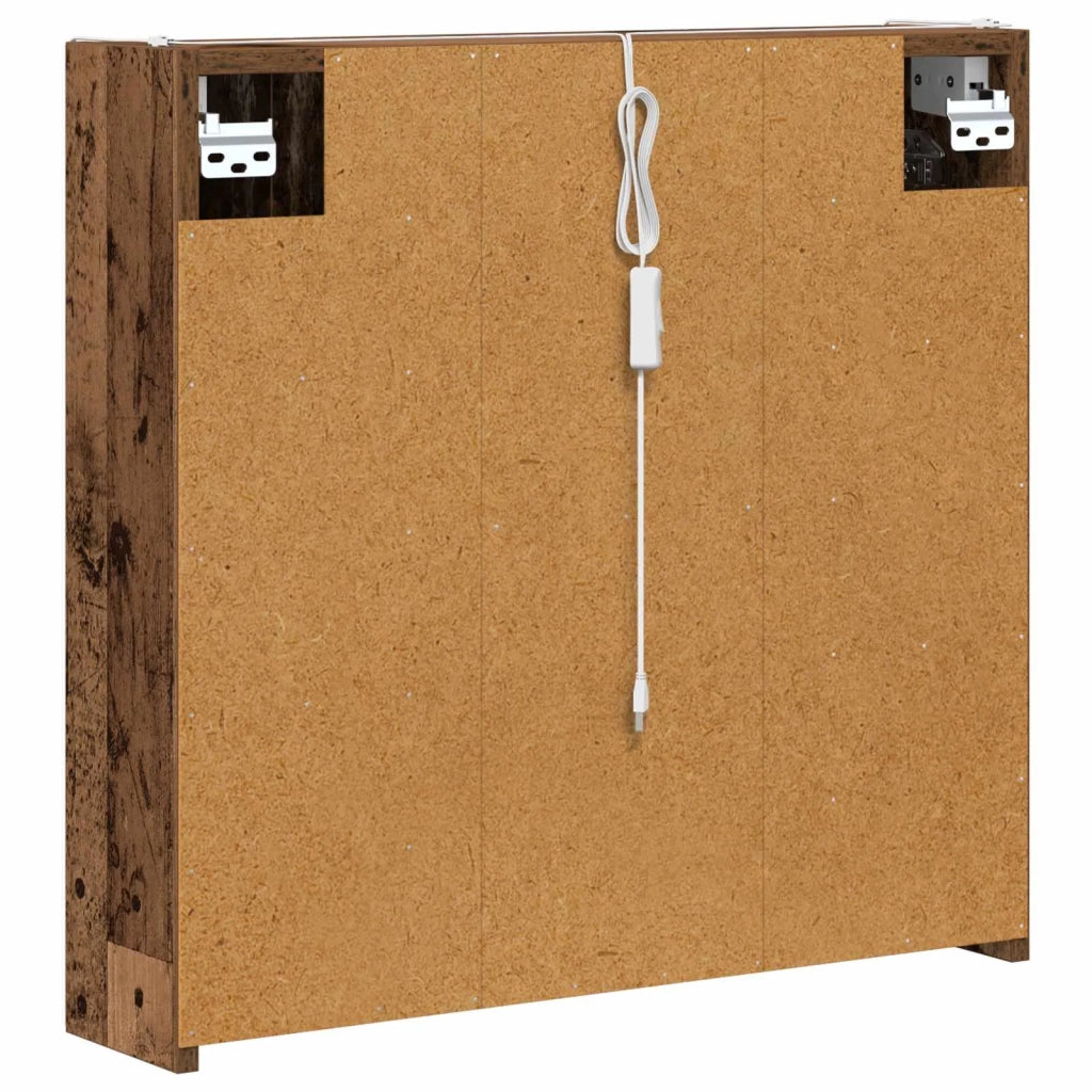 Mobiletto per specchio da bagno Legno vecchio