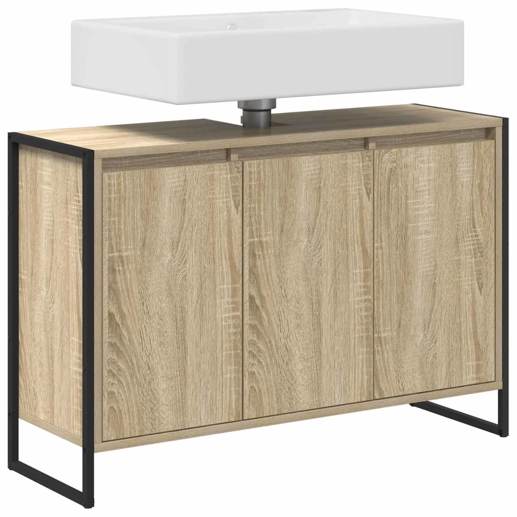Mobile da Bagno Sonoma 90 x 30 x 60 cm Legno multistrato