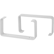 KIT STAFFE FERMATUBO PER TUBO RETTANGOLARE   mm 110x55 - confezione 2 pezzi - PES