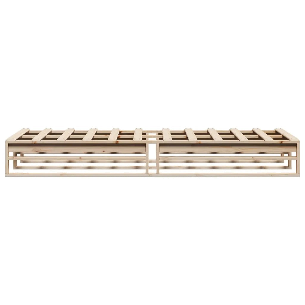 vidaXL Letto senza Materasso 90x190 cm in Legno Massello di Pino