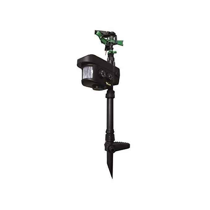 Vigor-Blinky 9754760 Dissuasore per Animali a Getto d'Acqua Sensore PIR 90 m² Portata 10 metri Solare Batterie AAA