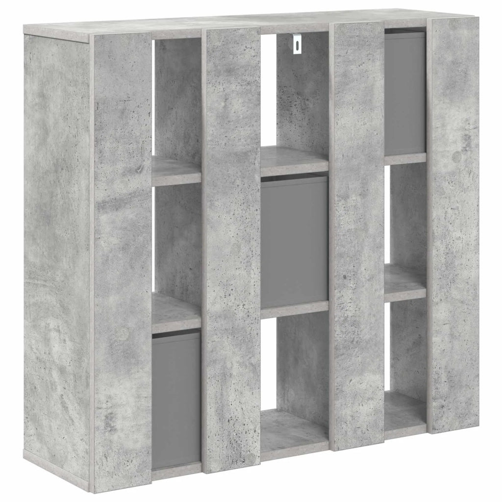 Credenza con cassetto Grigio cemento 73,5 x 24 x 69,5 cm 8000479