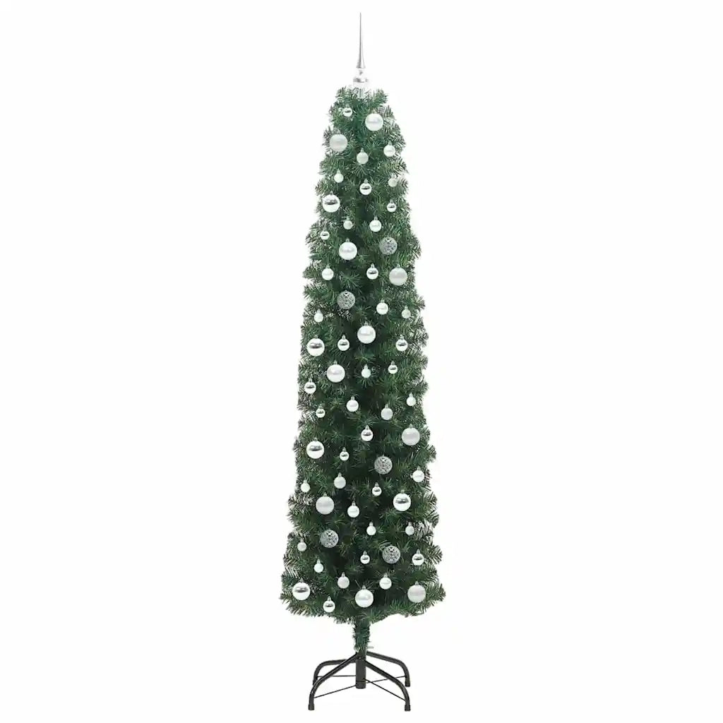 Albero di Natale artificiale con 300 LED Verde 210 cm