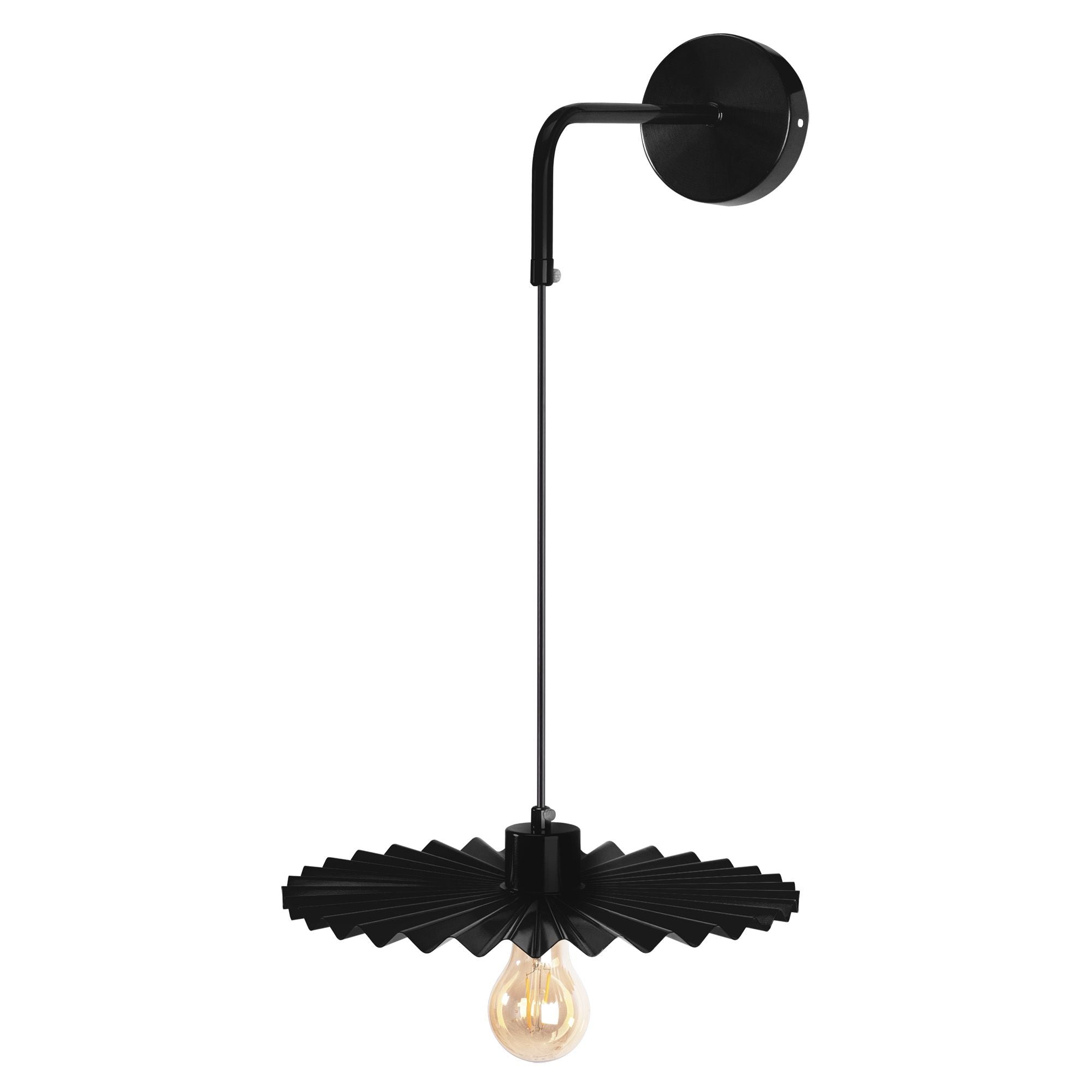 Lampada Da Parete APP1355-1W Black 30 Cm
