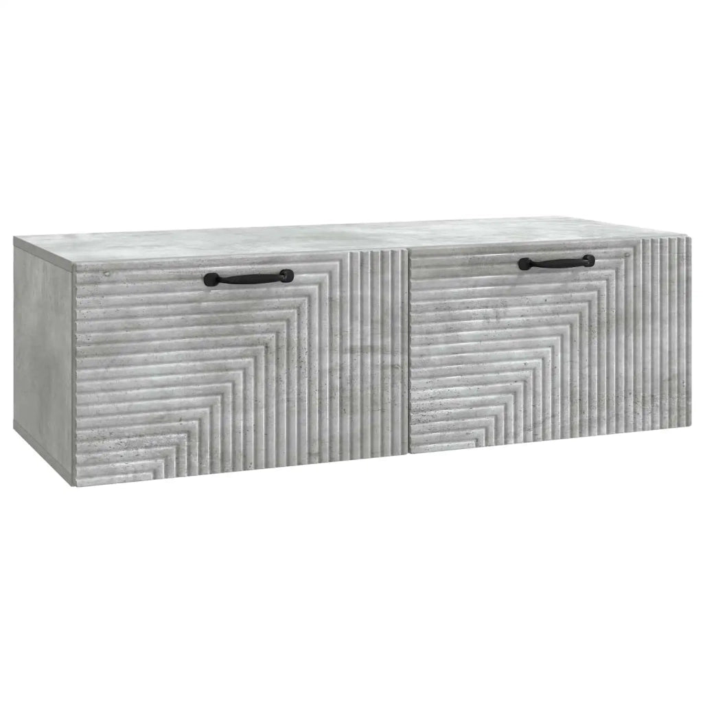 Mobile Porta TV da Muro Grigio Cemento 98 x 41 x 30 cm 898698