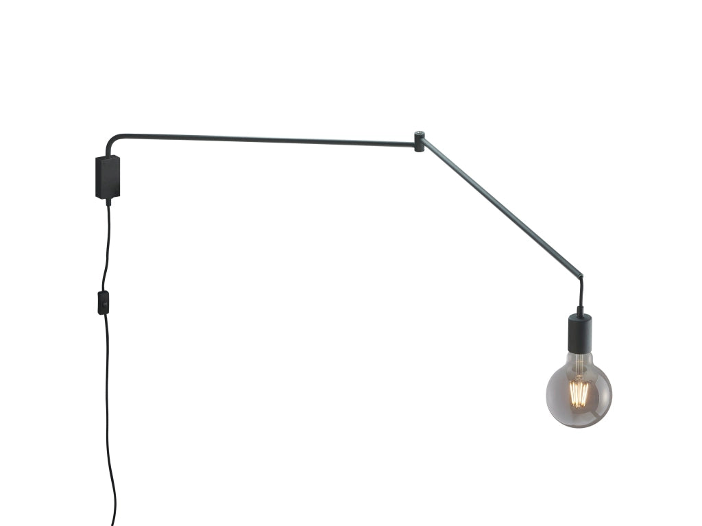 Applique da Interno a LED in Metallo Nero Opaco