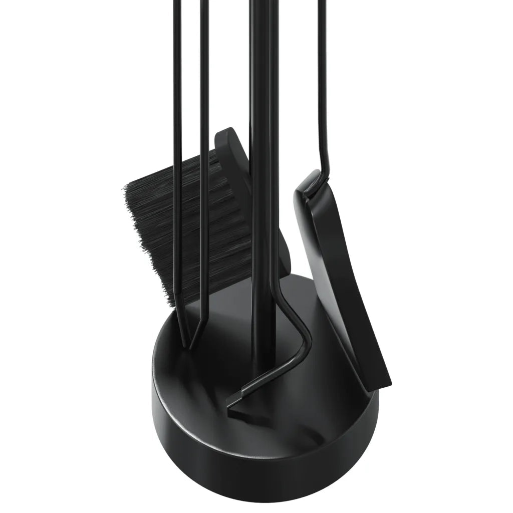 Set di attrezzi per camino 5 pezzi 18x66 cm in acciaio CFW2512936