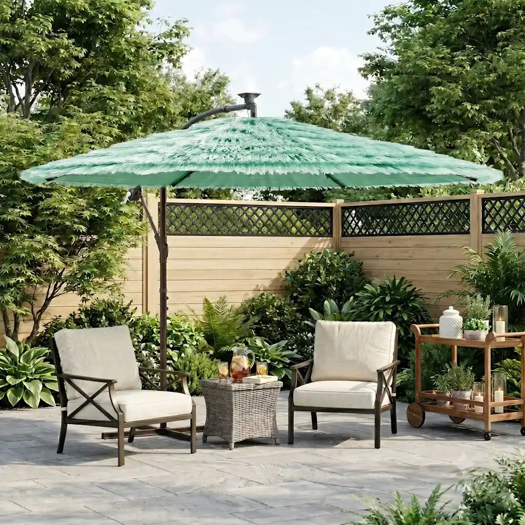 Ombrello | Parasolne Giardino con Palo in Acciaio Verde 290x290x238 cm