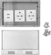 Uscita a pavimento 4 kW RVs - Scatola da installazione con 2 uscite