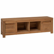 Mobile TV 110 x 30 x 35 cm Naturale Legno di teak solido 42024265