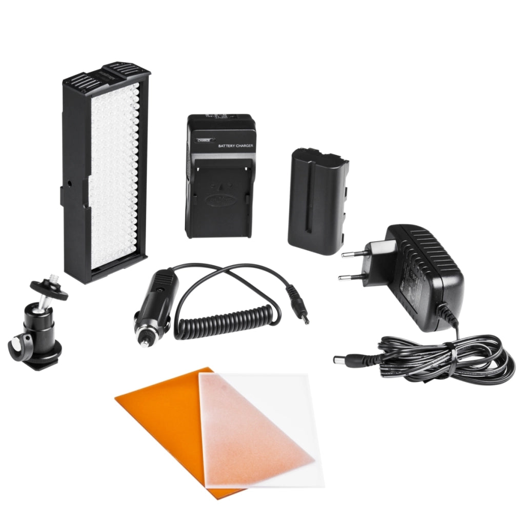 192 Daylight Luce LED video continua per fotocamera, illuminazione dimmerabile con batteria e diffusore, per streaming studio fotografico