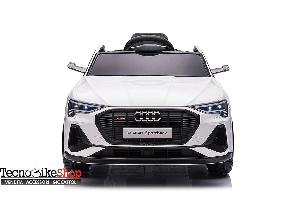Auto Elettrica per Bambini Audi E-Tron 12v colore Bianco