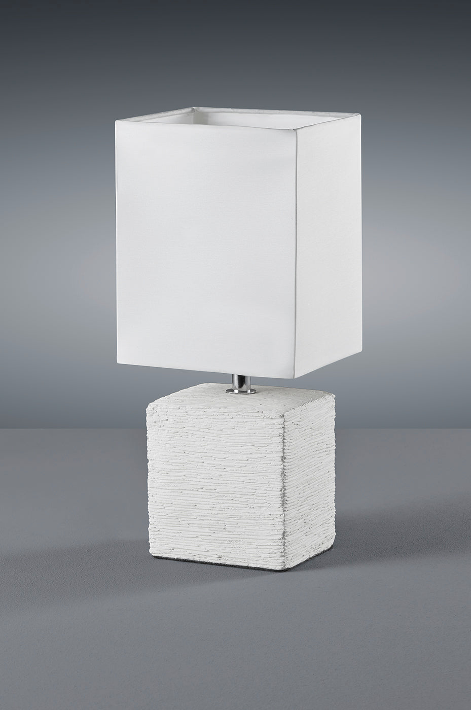 Lampada tavolo da Interno  E14 in Ceramica Bianco Anticato