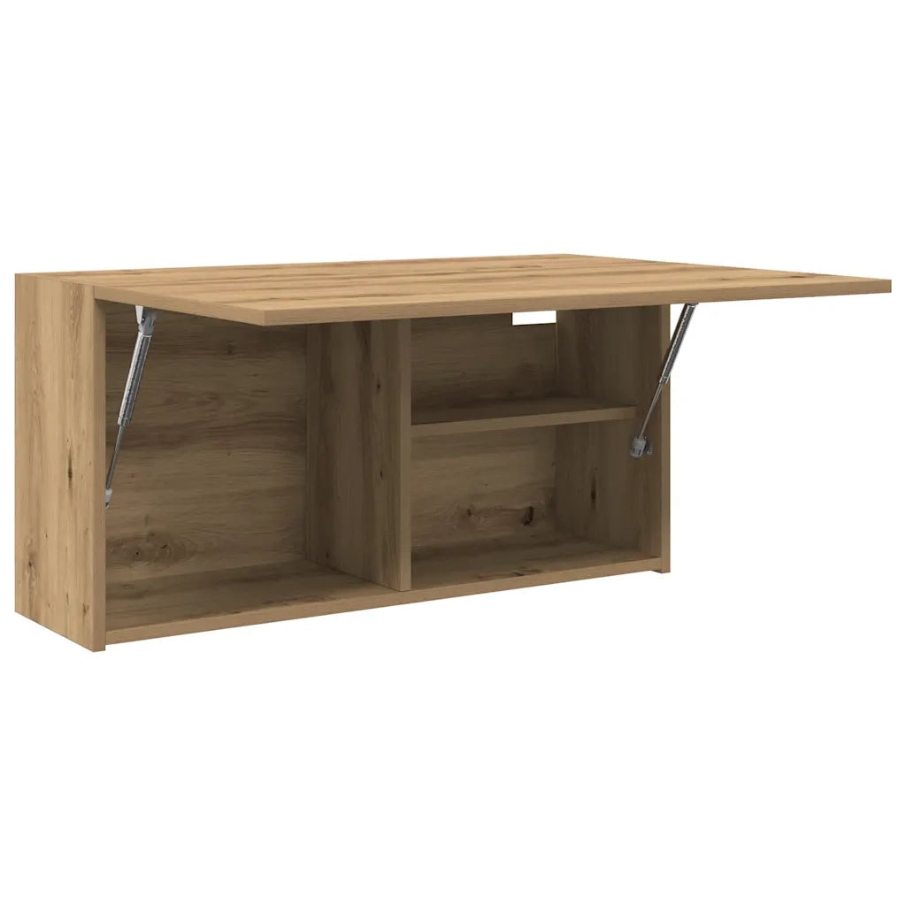 Mobiletto da Bagno Rovere Artigianale 80x25x40 cm in Truciolato