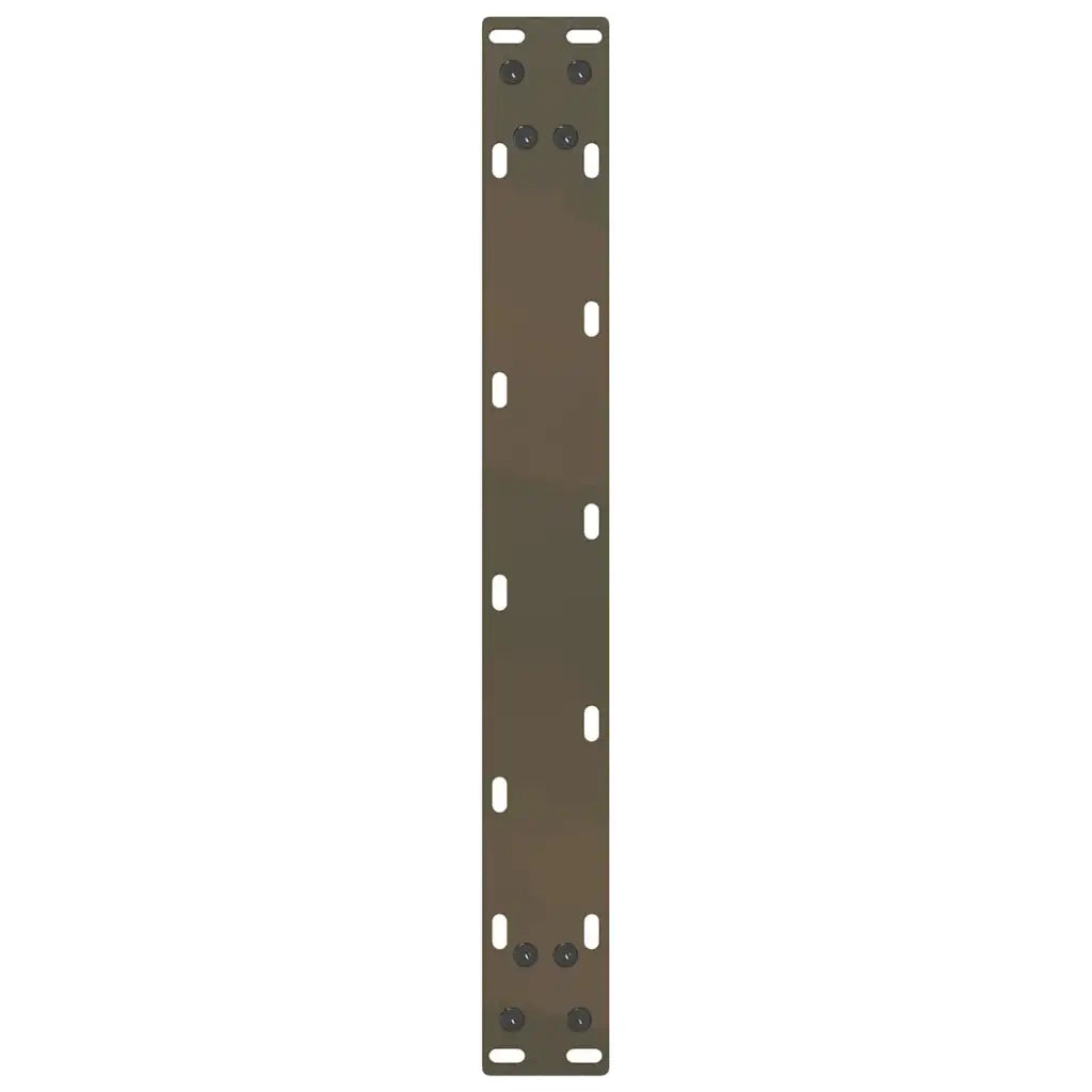 Gambe per Tavolino da Caffè a Forma di U 2 pz Acciaio Naturale 50x(42-43) cm Acciaio 4013159