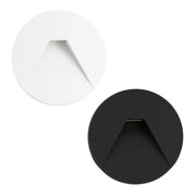 Beneito & Faure - Luce da incasso segnapasso LED Pun 3W - CCT Switch 2700K/3200K/4000K - Bianco e Nero